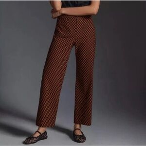 ISO (NOT FOR SALE) MAEVE THE COLETTE BRONZE CHECK PANTS SIZE 31